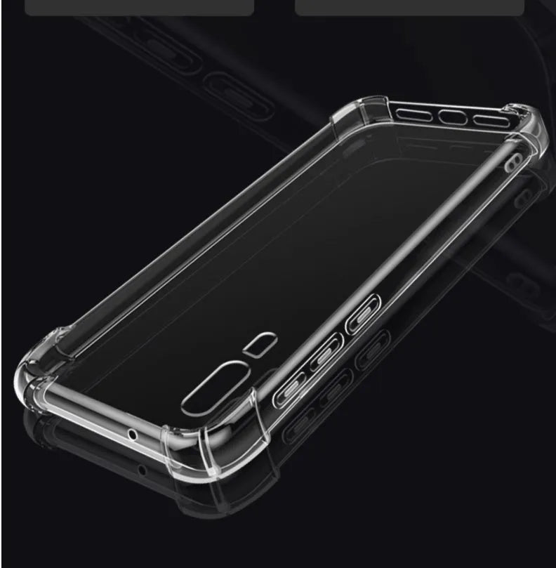 Transparent TPU phone case with airbag corners for Huawei P30