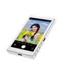 Mobile phone rear magnetic selfie display with audio zoom and screen projector, 103.48x60.98x12.5mm, black grey white