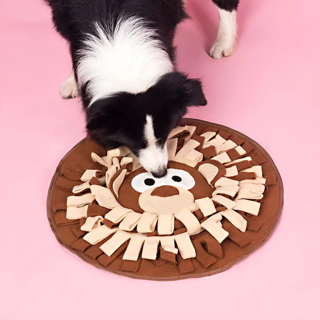 50 x 50cm polar fleece snuffle mat for dogs and cats, interactive foraging and training pad