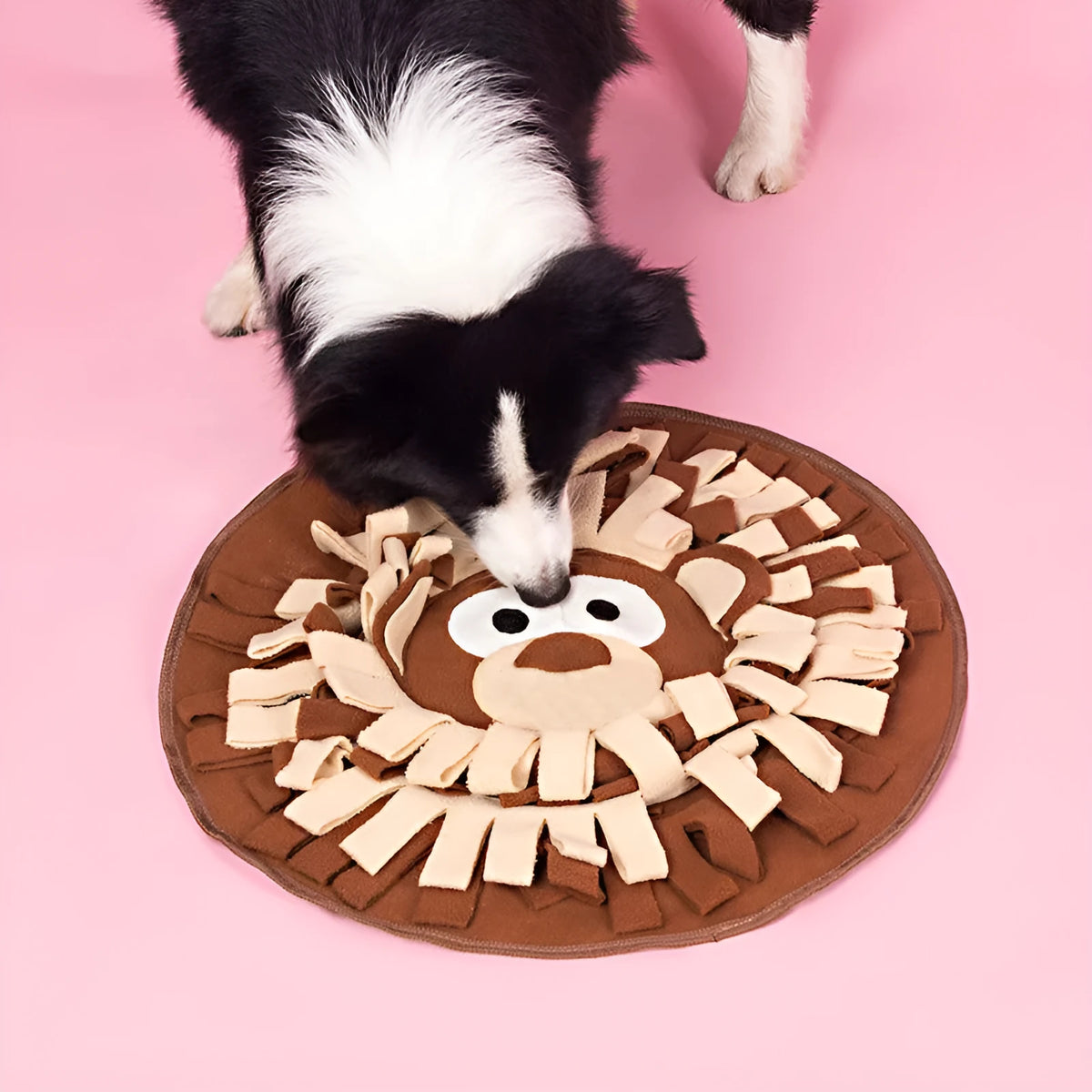 50 x 50cm polar fleece snuffle mat for dogs and cats, interactive foraging and training pad