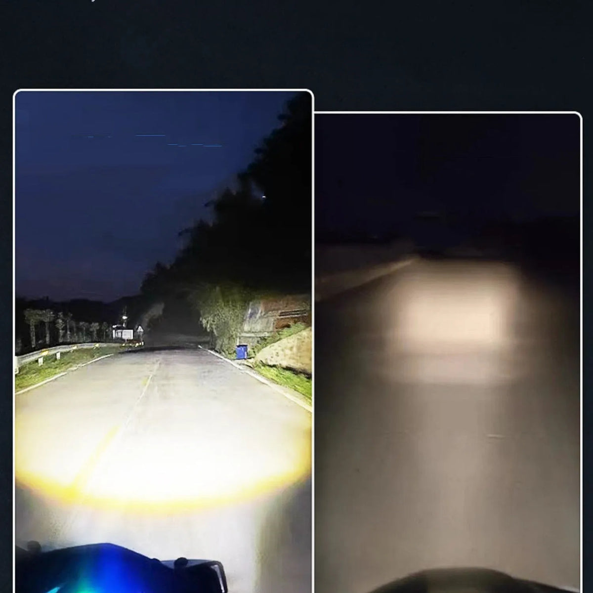 LED headlight conversion bulb for Chunfeng motorcycles with integrated high and low beam functions