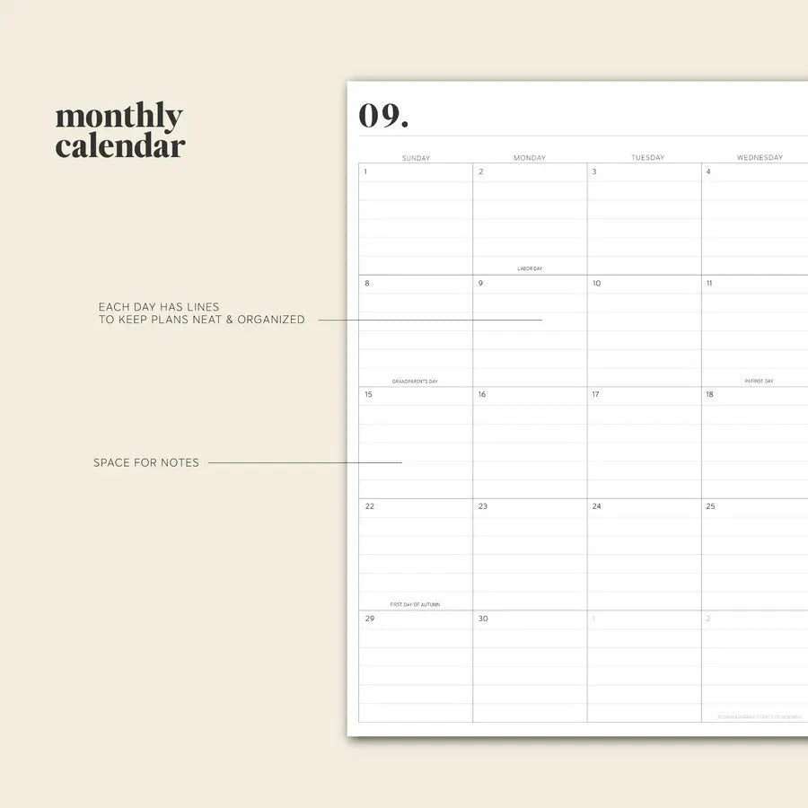 Cherry red spiral-bound daily schedule notebook with A5 size format and coil binding
