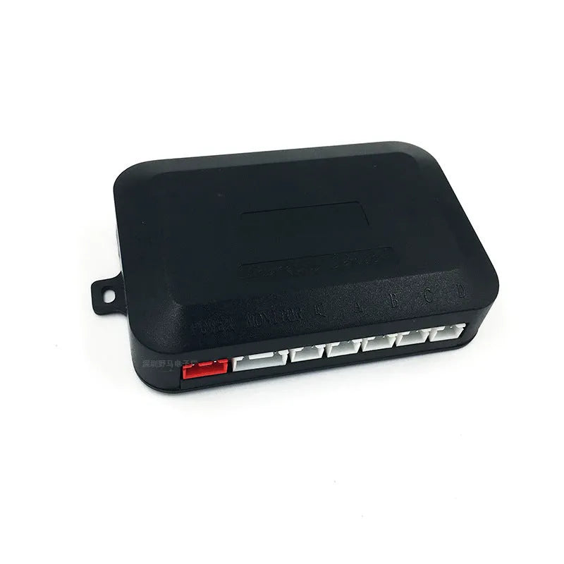 4-probe car reversing radar parking sensor system with buzzer alert and installation components
