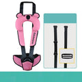 Portable child car seat belt retainer in polyester for 12-36kg children measuring 33x22x9.5cm