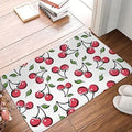 Square flannel floor mat in modern simplicity style with coastal starfish print design