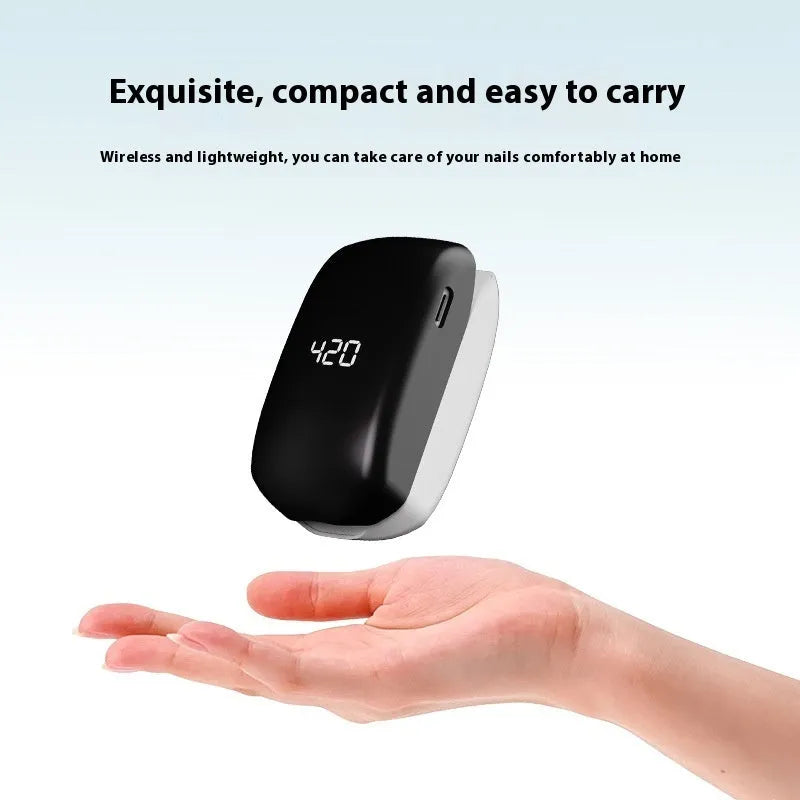 White UV nail fungus laser light auxiliary care lamp for onychomycosis with quick-drying function
