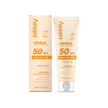 Clear zinc oxide sunscreen tube 80g with mineral protection and botanical extracts
