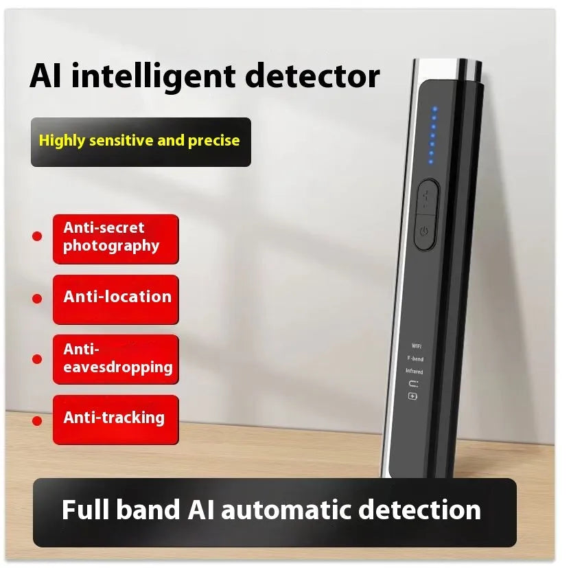 Signal Search anti spy camera detector device in black or silver colour with 160mm length.
