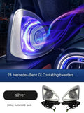 Mercedes-Benz GLC X254 door speakers with rotating Burmester-style tweeters in ABS housing