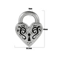 Single stainless steel heart-shaped stud earring for fresh piercings in gold colour.