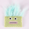Colourful big mouth explosion head shaped catnip plush toy for cats.