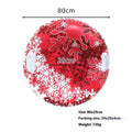 PVC winter ski ring toy with creative printed pattern in three colour options