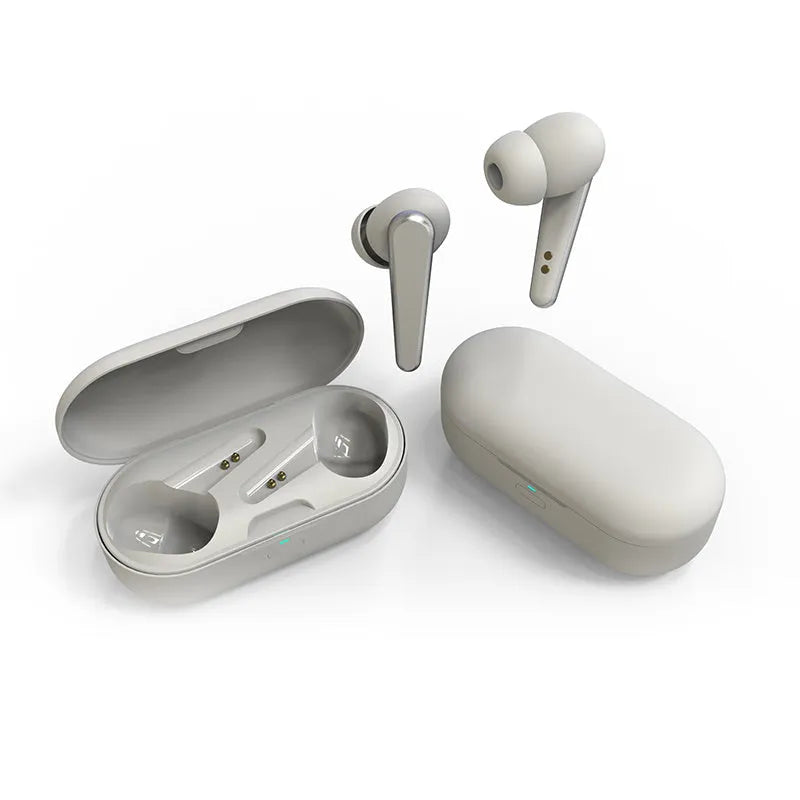 ANC wireless in-ear headphones in five colours: black, white, pink, green, and blue