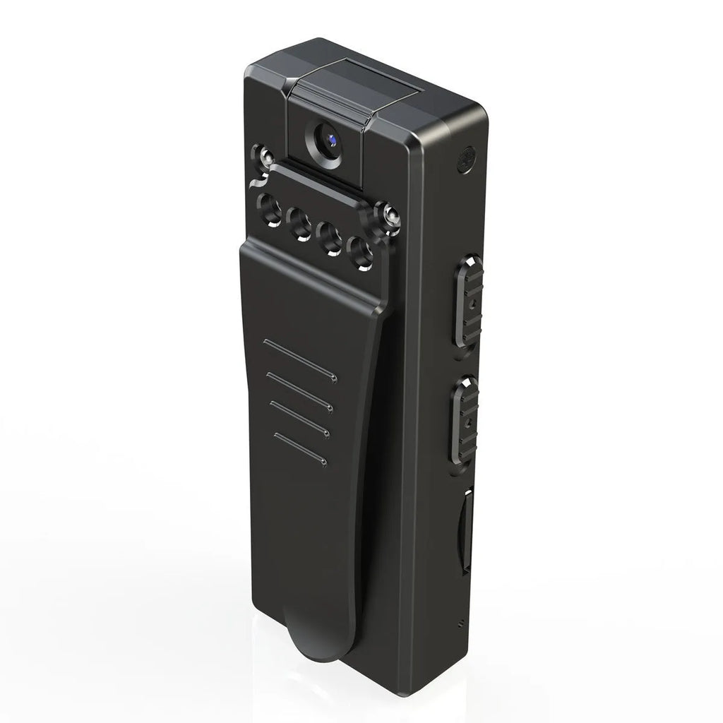 Black 1080p HD DV home camera with 90-degree rotation for driving and sports recording