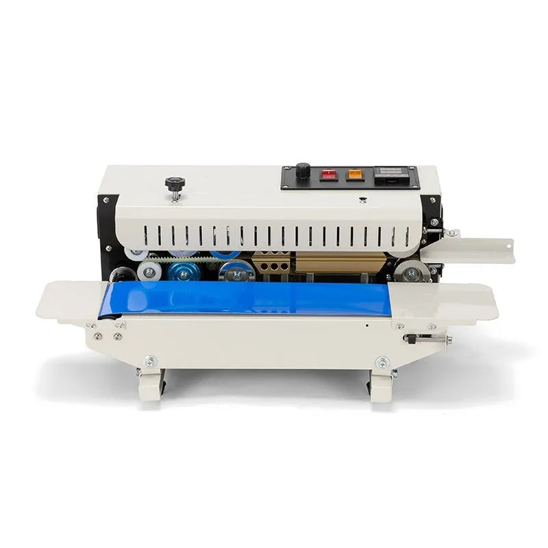 Mini handheld steel sealing machine with date printing function for plastic bag packaging
