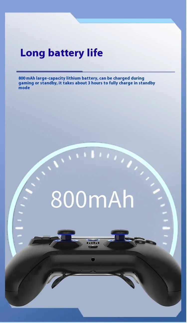 S4 wired gamepad black symmetrical rocker with dual vibration motors force feedback for PC