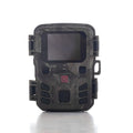 Black infrared night vision monitoring device with plastic housing and TF card slot