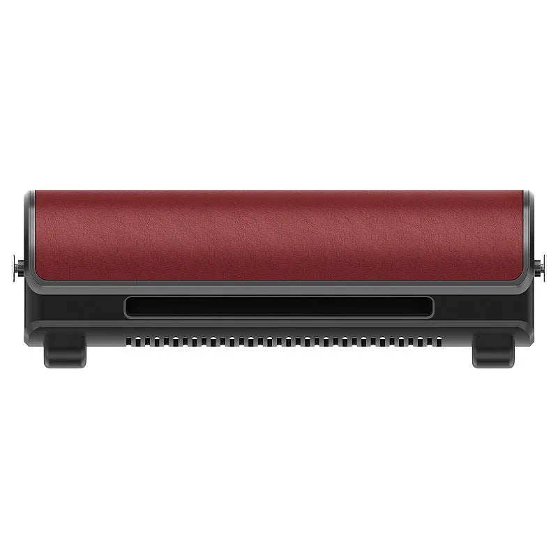 USB-powered car rear seat fan with 1.5 metre cable in black, brown, or red colour options