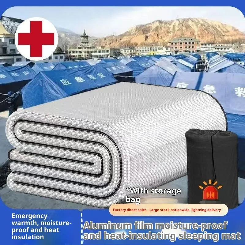 Thickened 8mm pearl cotton explosion-proof mat for camping and household use