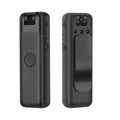 Black conference camera with back splint bracket on tabletop with USB Type-C cable