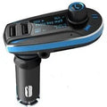 BT618C car Bluetooth FM transmitter and MP3 player unit with LCD screen.