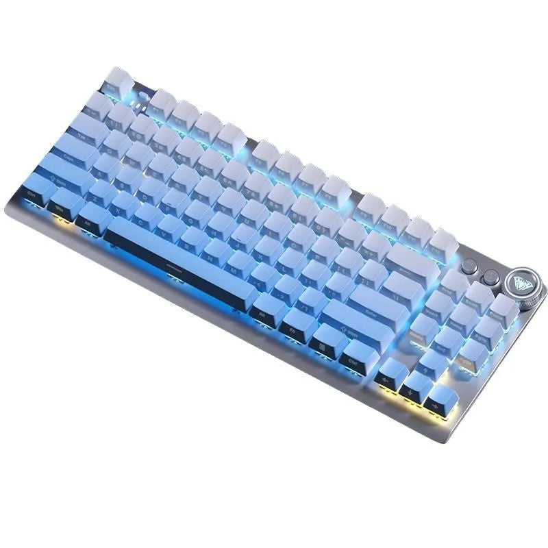 Tarantula wireless mechanical keyboard with side engraving on a metal case
