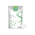 Four micro needle body care patches with bee venom and botanical ingredients on backing card.