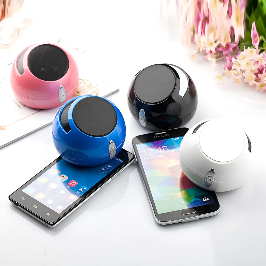Anti Gravity Bluetooth Speaker in black plastic shell with wireless call function