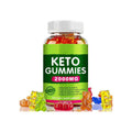 Keto BHB vinegar candy vitamin soft chews in 60-tablet bottle with pectin formulation