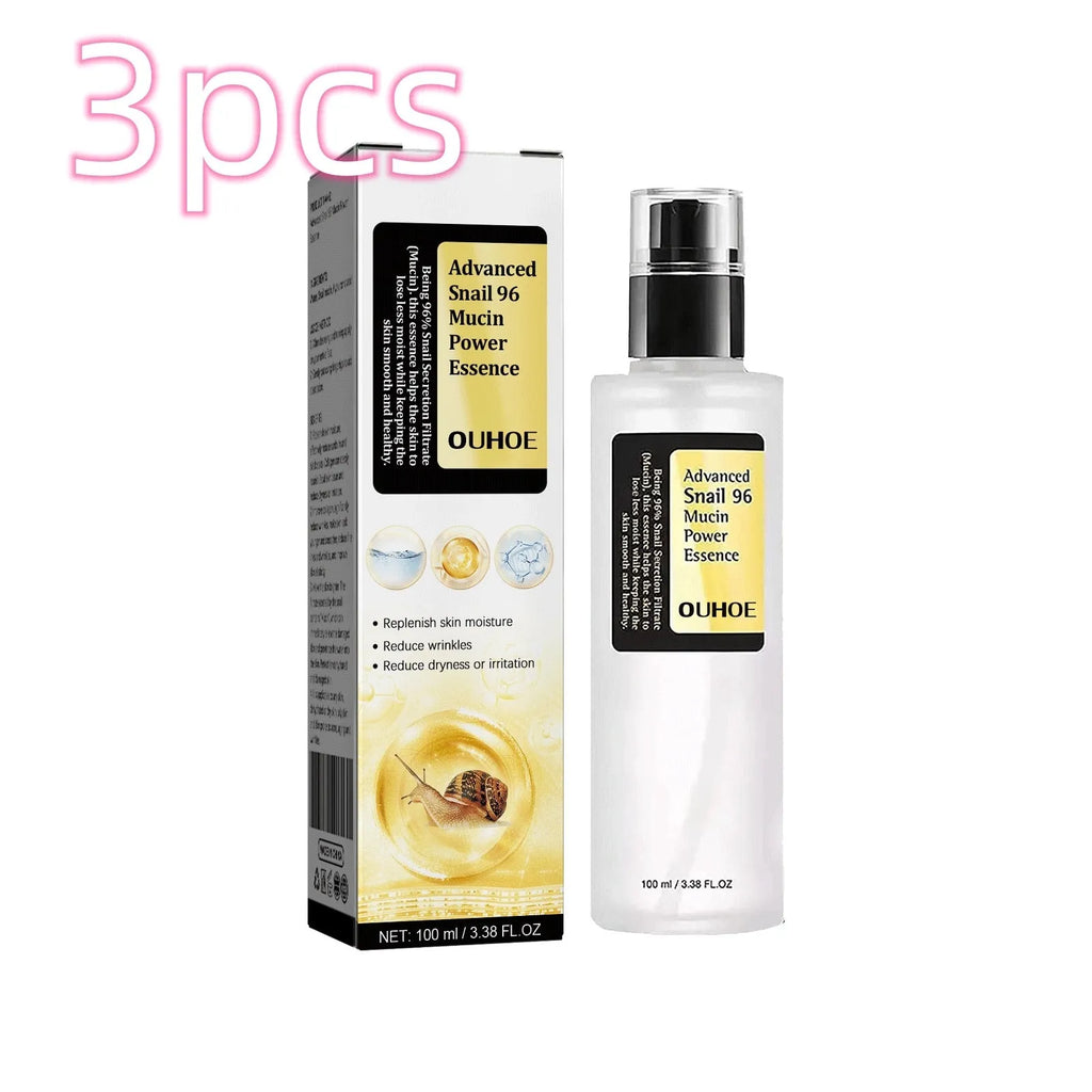 100ml Snail Serum Collagen Facial Serum bottle with hydrating brightening nourishing properties