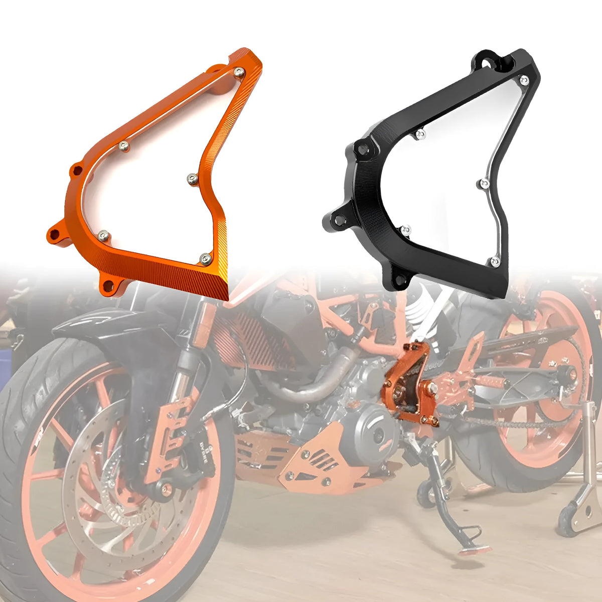 KTM Duke 250 390 chain front gear cover 2017-2020 Black or Orange 20x15x5cm
