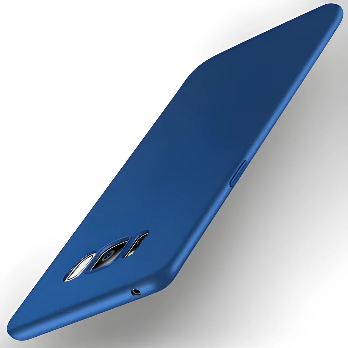 Silicone soft shell case for Samsung Galaxy S8, S8 Plus, S7 Edge and S7 in black, blue, pink and red.