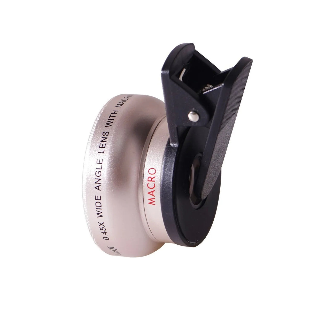 LIEQI 0.45X wide-angle mobile phone camera lens with macro function in metallic colours
