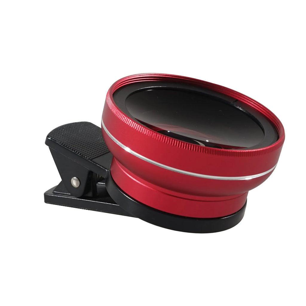 LIEQI 0.45X wide-angle mobile phone camera lens with macro function in metallic colours