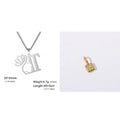 Stainless steel cross chain fashion necklace with pendant in gold or steel electroplated finish