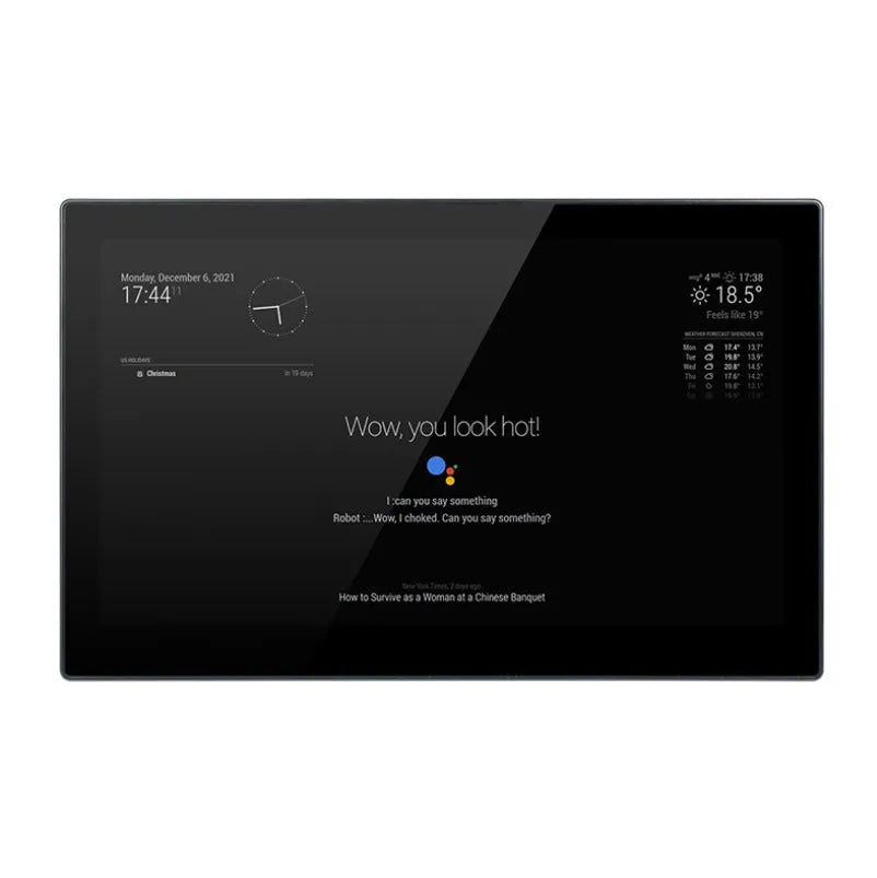 13.3-inch integrated computer voice assistant touch display with Raspberry Pi CM4 control