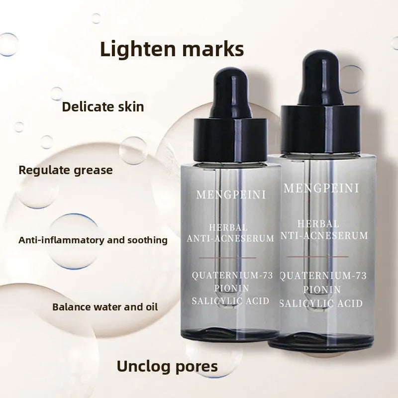 Anti-acne facial essence 30ml box set for closed acne care on neutral skin, English version