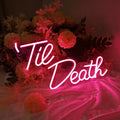 LED letter-shaped neon decoration light with acrylic shell and USB cable