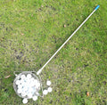 Metallic finish stainless steel golf ball picker for course ball collection