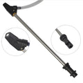 Karcher pressure washer ceramic sand blasting nozzle with stainless steel handle for rust removal.
