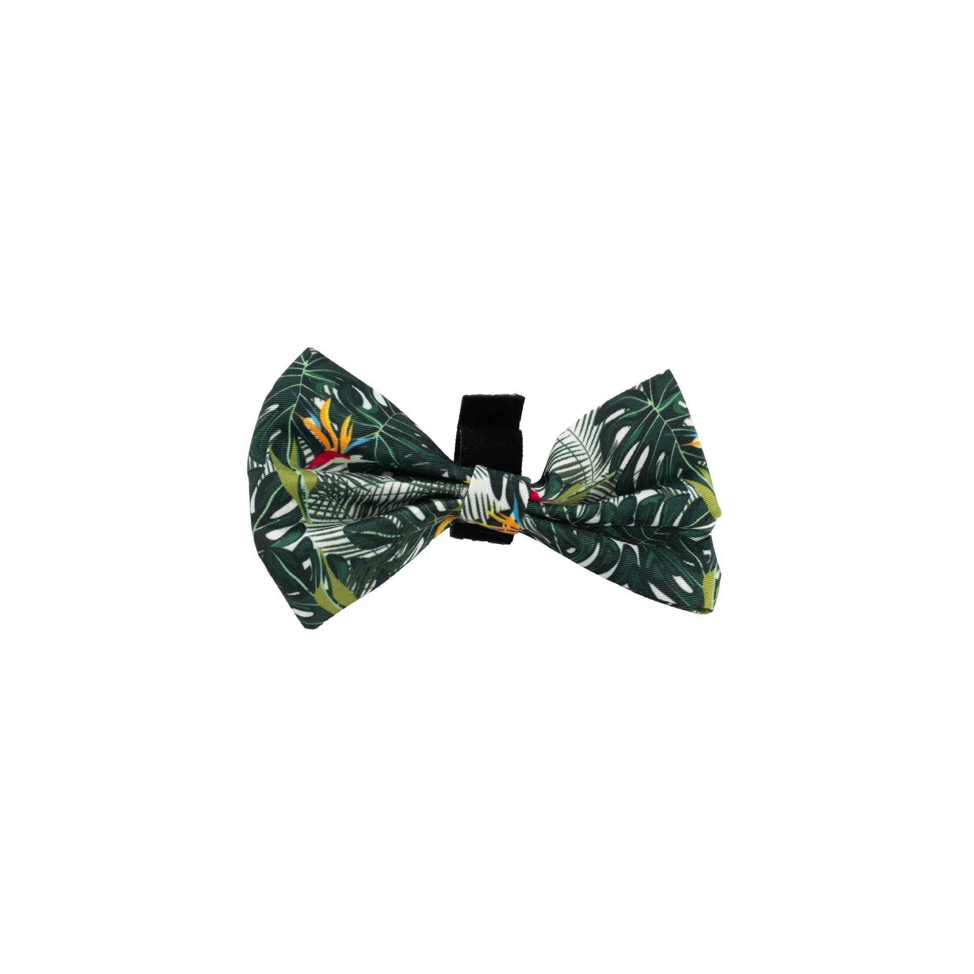 Adjustable cloth vest dog harness set with leash, collar, waste bag, bow tie, and bib in multiple colours