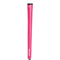 TPE golf club grip shown in multiple colour options including pink, red, blue, white, and black with red, green, or blue head.