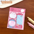 Cartoon special-shaped sticky notes, 60 paper sheets, 10 x 13cm, in four cover colour options