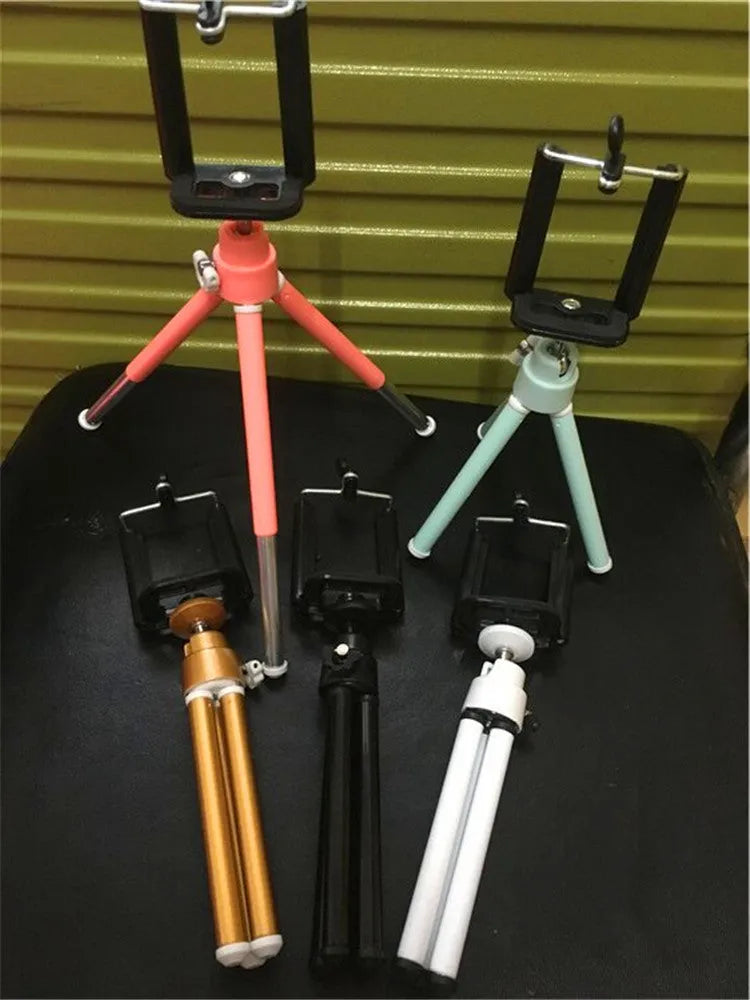Aluminium alloy desktop phone holder with two-section adjustable arm in black finish