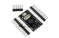 Mini Pro microcontroller circuit board with Atmega328P chip, pin headers, and 33.3mm size