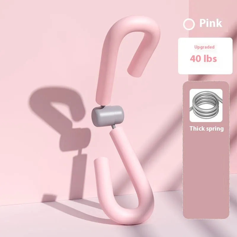 Four piece yoga fitness set with leg stretching device, yoga ring, pedal tension tool and figure eight resistance rope