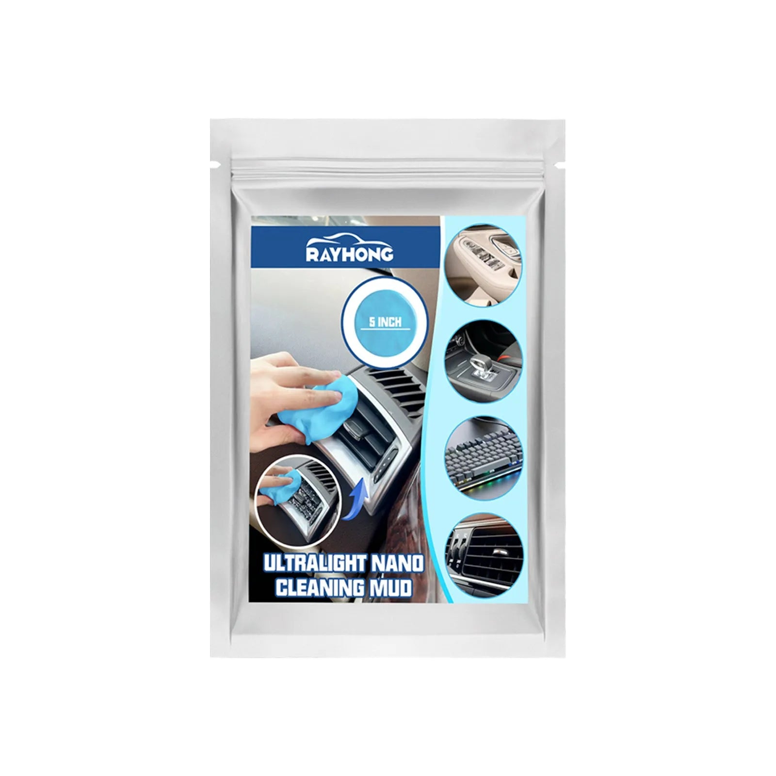 20g car cleaning mud gel for removing dust from interior vents and gaps