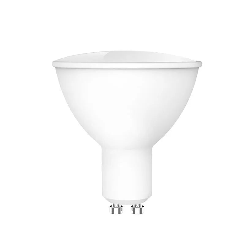 Smart RGBCCT 5W GU10 spotlight with wifi and voice control in 50x55mm compact size