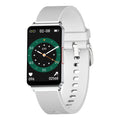 Blood Glucose EP08 Smart Bracelet with TPU strap and touch interface in black, gold, or silver