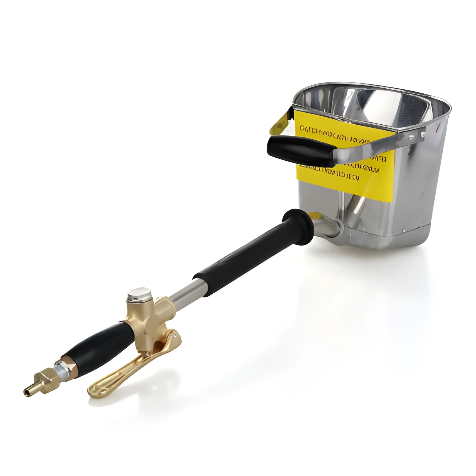KDL-8876 automatic pneumatic spray gun with aluminium and stainless steel body for wall and roof coatings.